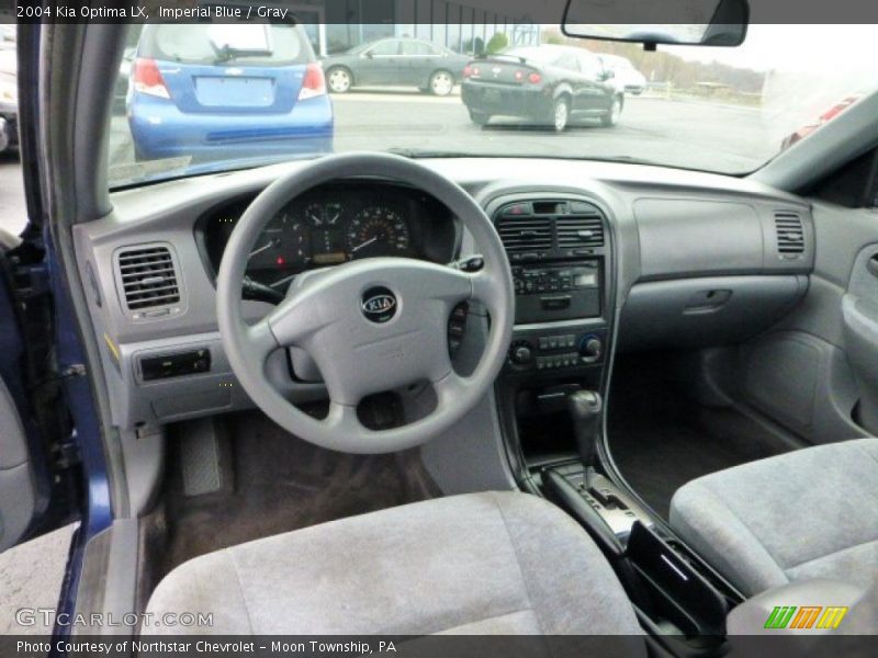 Imperial Blue / Gray 2004 Kia Optima LX