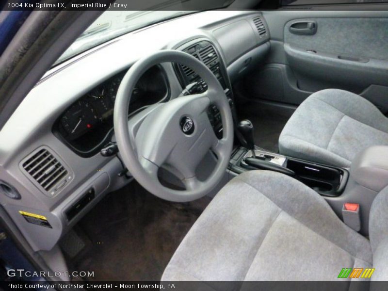 Imperial Blue / Gray 2004 Kia Optima LX