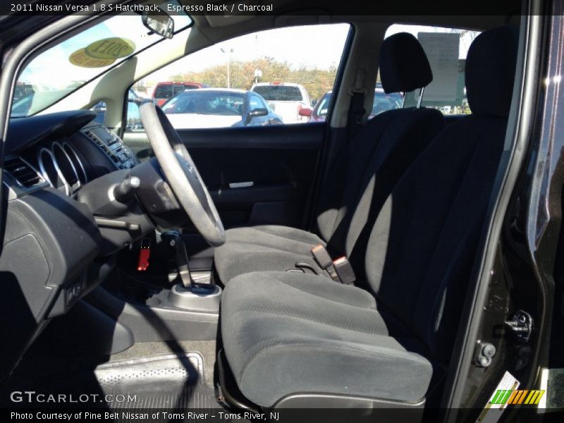 Espresso Black / Charcoal 2011 Nissan Versa 1.8 S Hatchback