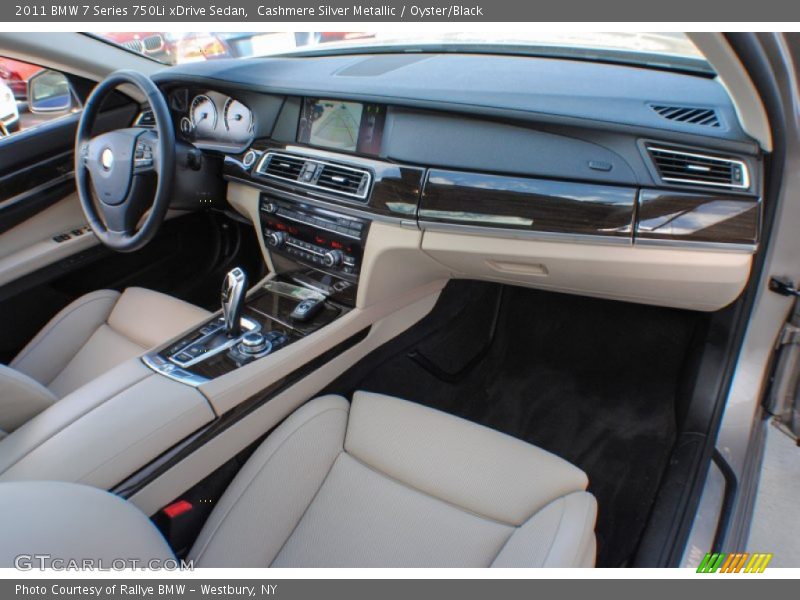 Cashmere Silver Metallic / Oyster/Black 2011 BMW 7 Series 750Li xDrive Sedan