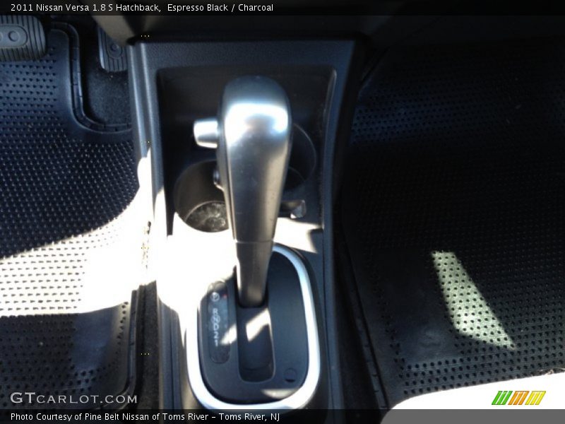 Espresso Black / Charcoal 2011 Nissan Versa 1.8 S Hatchback
