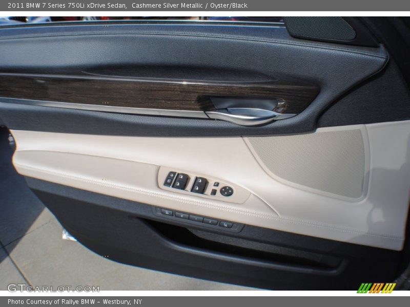 Cashmere Silver Metallic / Oyster/Black 2011 BMW 7 Series 750Li xDrive Sedan