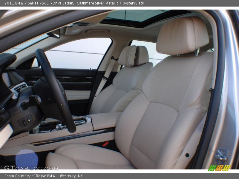 Cashmere Silver Metallic / Oyster/Black 2011 BMW 7 Series 750Li xDrive Sedan