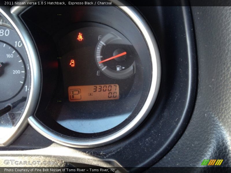 Espresso Black / Charcoal 2011 Nissan Versa 1.8 S Hatchback