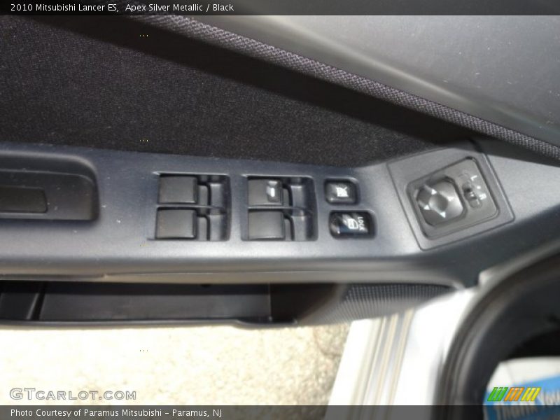 Apex Silver Metallic / Black 2010 Mitsubishi Lancer ES