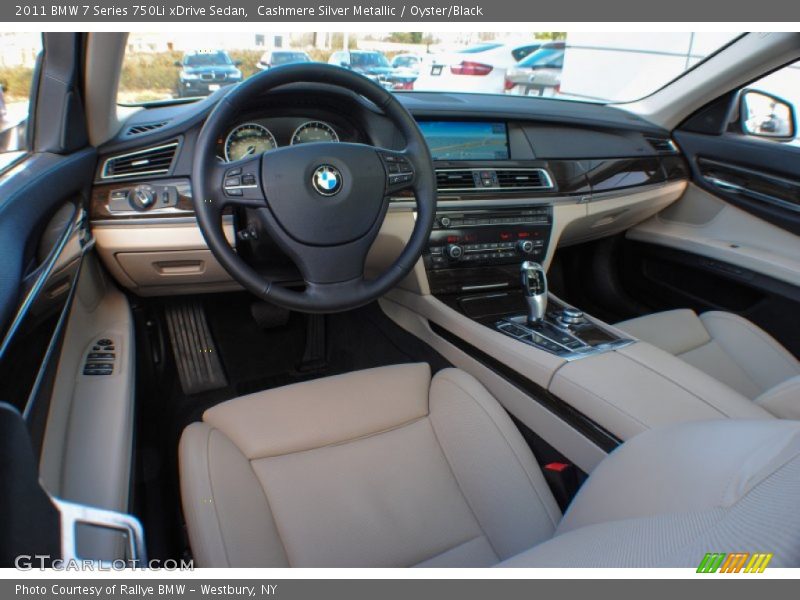 Cashmere Silver Metallic / Oyster/Black 2011 BMW 7 Series 750Li xDrive Sedan