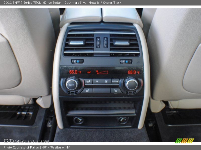 Cashmere Silver Metallic / Oyster/Black 2011 BMW 7 Series 750Li xDrive Sedan
