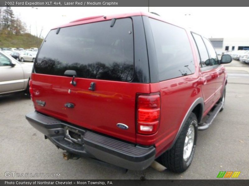 Laser Red / Medium Graphite 2002 Ford Expedition XLT 4x4
