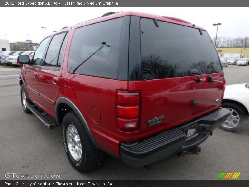 Laser Red / Medium Graphite 2002 Ford Expedition XLT 4x4