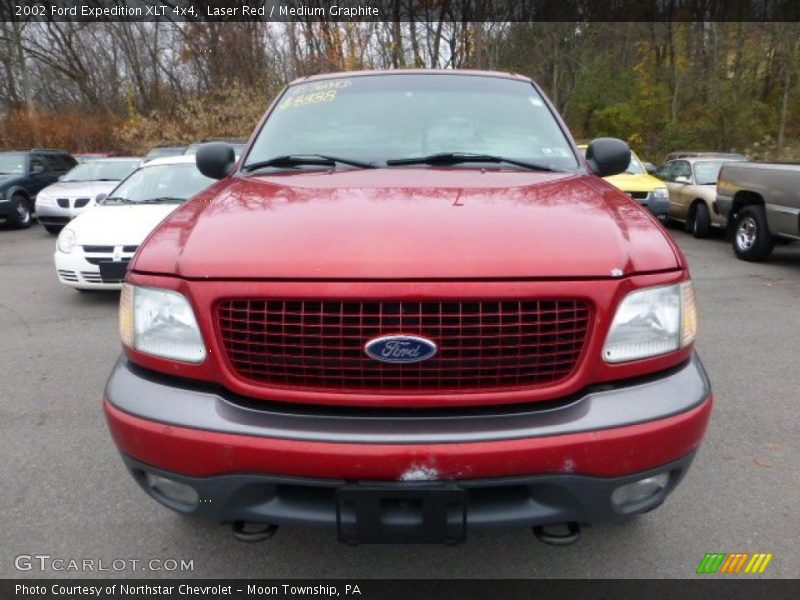 Laser Red / Medium Graphite 2002 Ford Expedition XLT 4x4