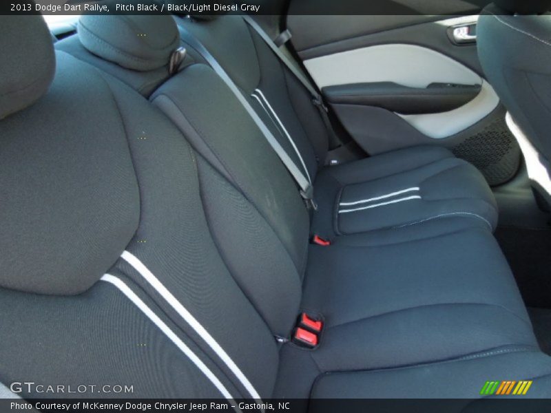 Pitch Black / Black/Light Diesel Gray 2013 Dodge Dart Rallye