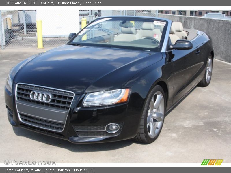 Front 3/4 View of 2010 A5 2.0T Cabriolet