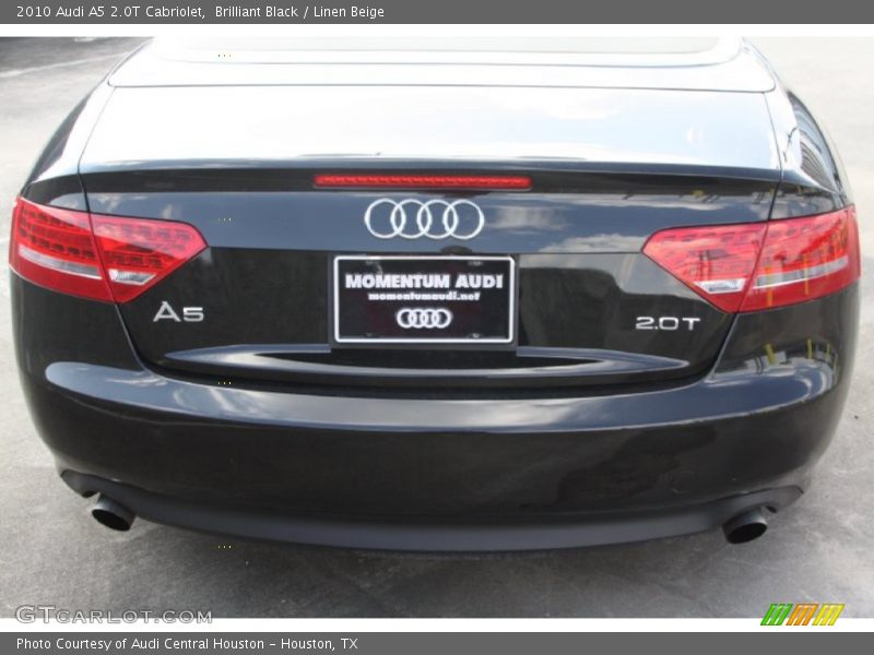 Brilliant Black / Linen Beige 2010 Audi A5 2.0T Cabriolet