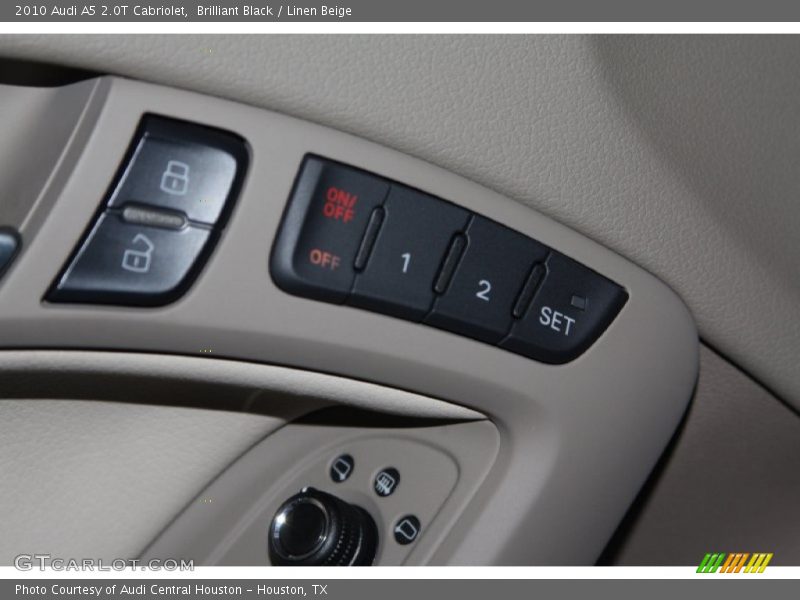 Brilliant Black / Linen Beige 2010 Audi A5 2.0T Cabriolet