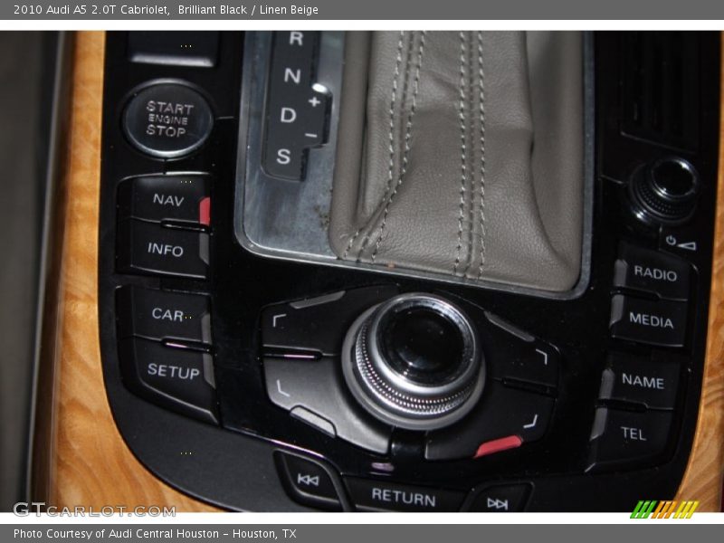 Brilliant Black / Linen Beige 2010 Audi A5 2.0T Cabriolet