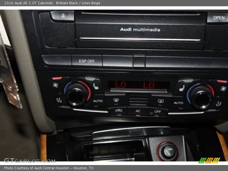 Brilliant Black / Linen Beige 2010 Audi A5 2.0T Cabriolet