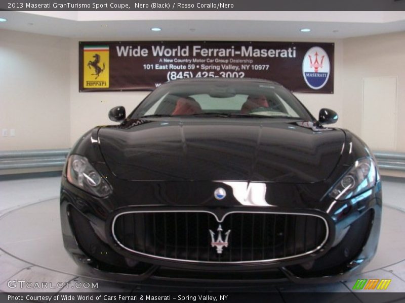 Nero (Black) / Rosso Corallo/Nero 2013 Maserati GranTurismo Sport Coupe