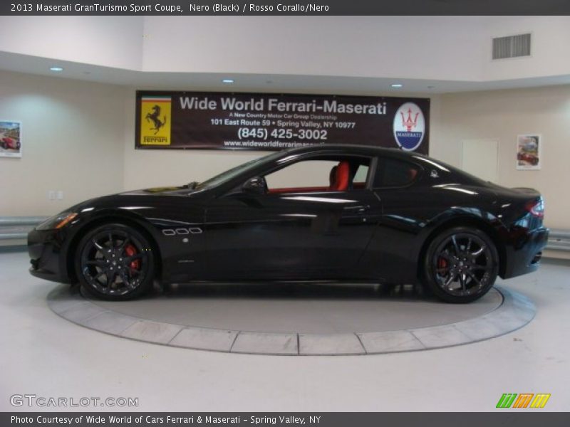 Nero (Black) / Rosso Corallo/Nero 2013 Maserati GranTurismo Sport Coupe