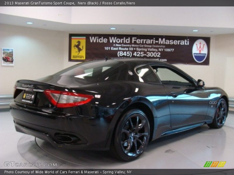 Nero (Black) / Rosso Corallo/Nero 2013 Maserati GranTurismo Sport Coupe