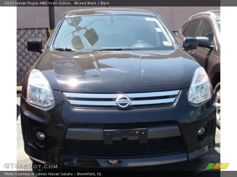Wicked Black / Black 2010 Nissan Rogue AWD Krom Edition