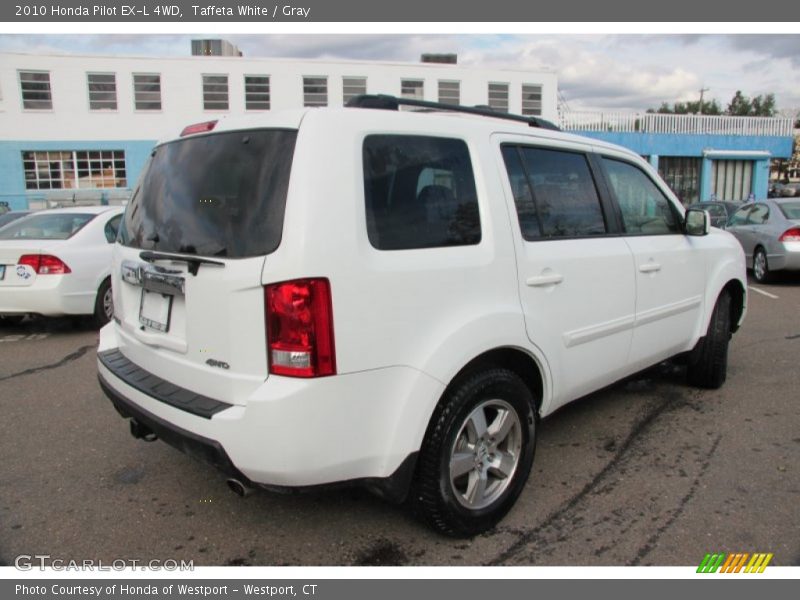 Taffeta White / Gray 2010 Honda Pilot EX-L 4WD