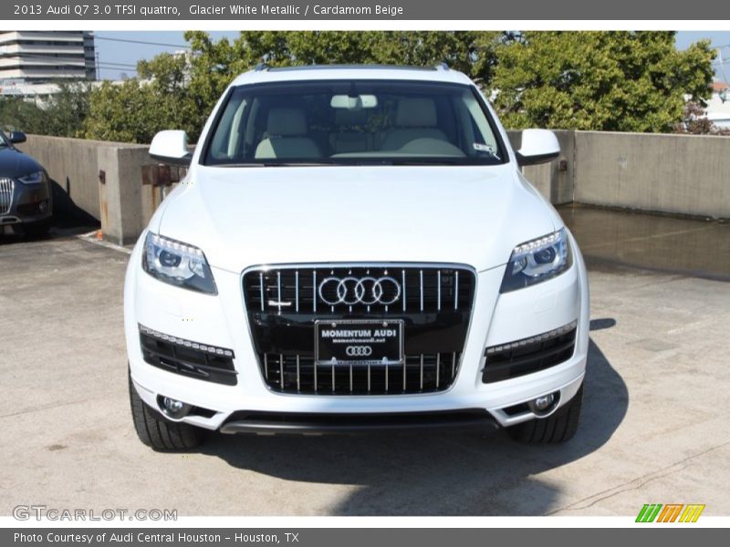 Glacier White Metallic / Cardamom Beige 2013 Audi Q7 3.0 TFSI quattro