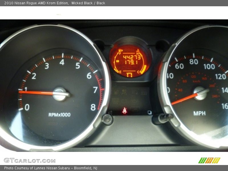 Wicked Black / Black 2010 Nissan Rogue AWD Krom Edition