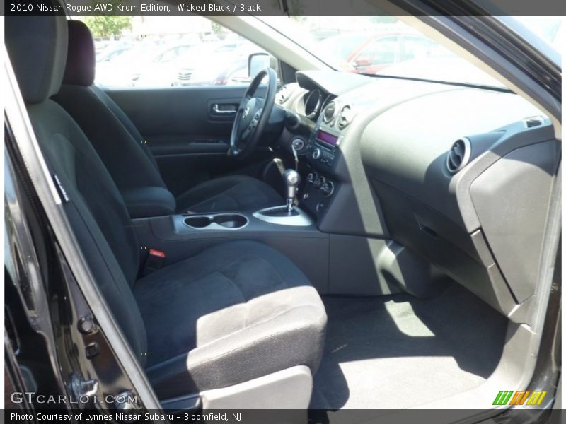 Wicked Black / Black 2010 Nissan Rogue AWD Krom Edition