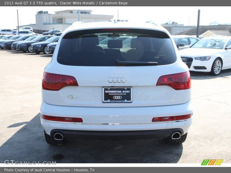 Glacier White Metallic / Cardamom Beige 2013 Audi Q7 3.0 TFSI quattro