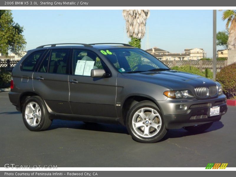 Sterling Grey Metallic / Grey 2006 BMW X5 3.0i