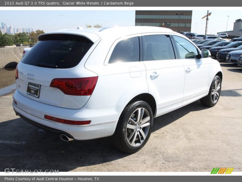 Glacier White Metallic / Cardamom Beige 2013 Audi Q7 3.0 TFSI quattro