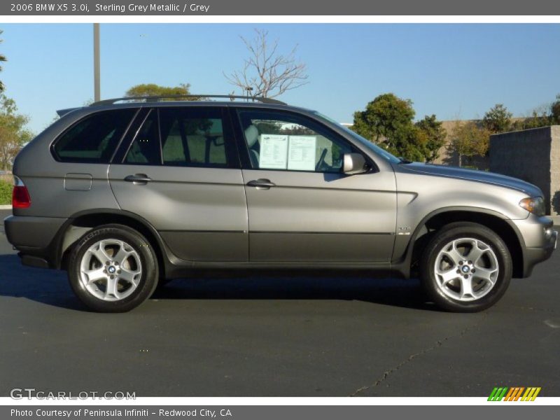 Sterling Grey Metallic / Grey 2006 BMW X5 3.0i