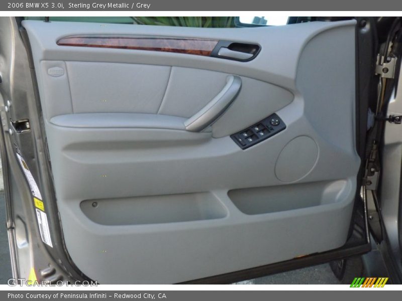 Sterling Grey Metallic / Grey 2006 BMW X5 3.0i