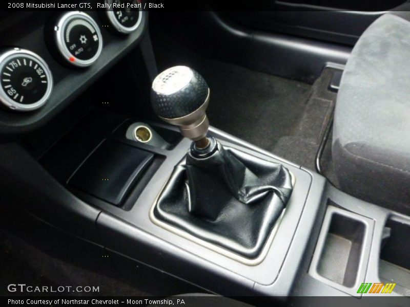 Rally Red Pearl / Black 2008 Mitsubishi Lancer GTS