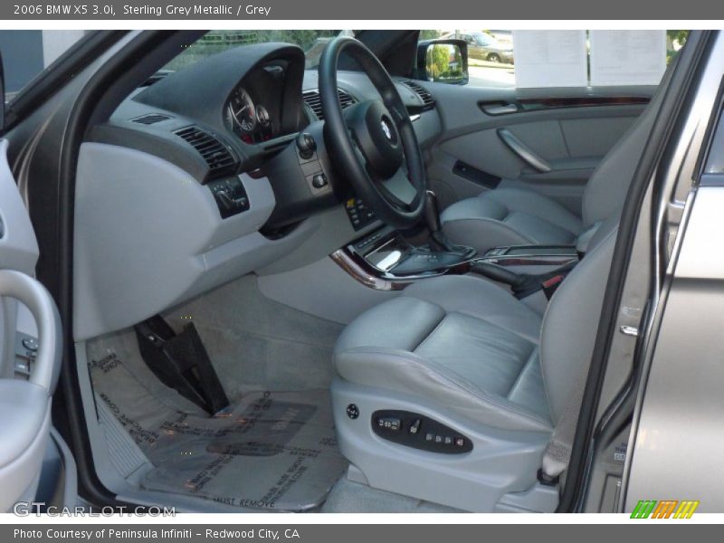 Sterling Grey Metallic / Grey 2006 BMW X5 3.0i