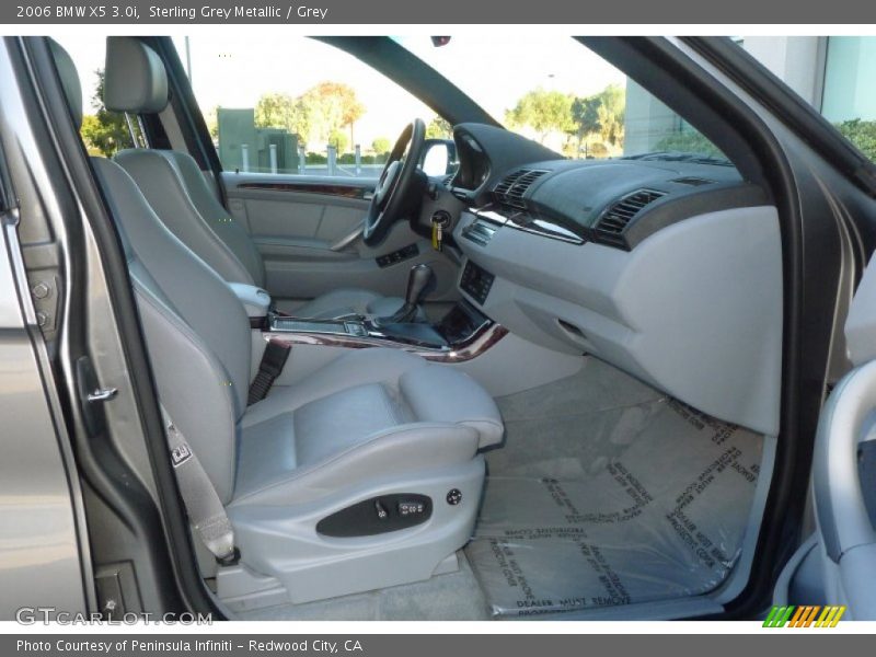 Sterling Grey Metallic / Grey 2006 BMW X5 3.0i
