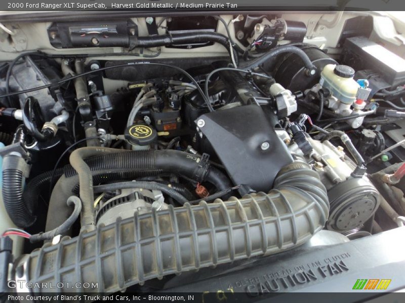 Harvest Gold Metallic / Medium Prairie Tan 2000 Ford Ranger XLT SuperCab
