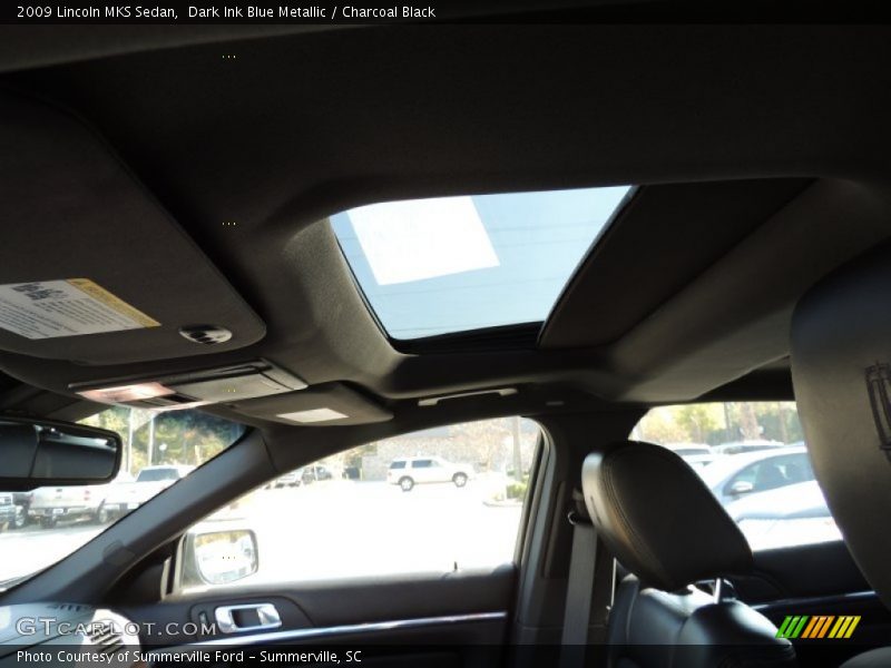 Dark Ink Blue Metallic / Charcoal Black 2009 Lincoln MKS Sedan