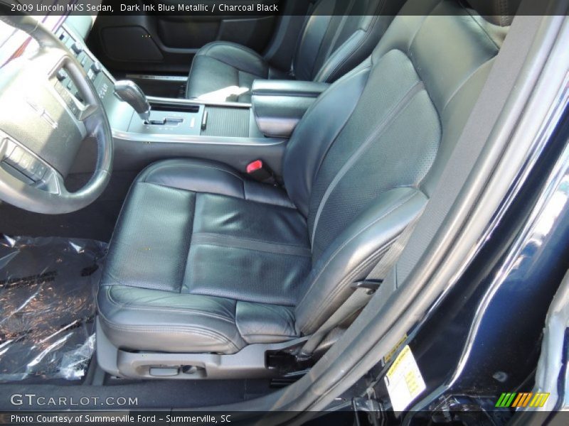 Dark Ink Blue Metallic / Charcoal Black 2009 Lincoln MKS Sedan