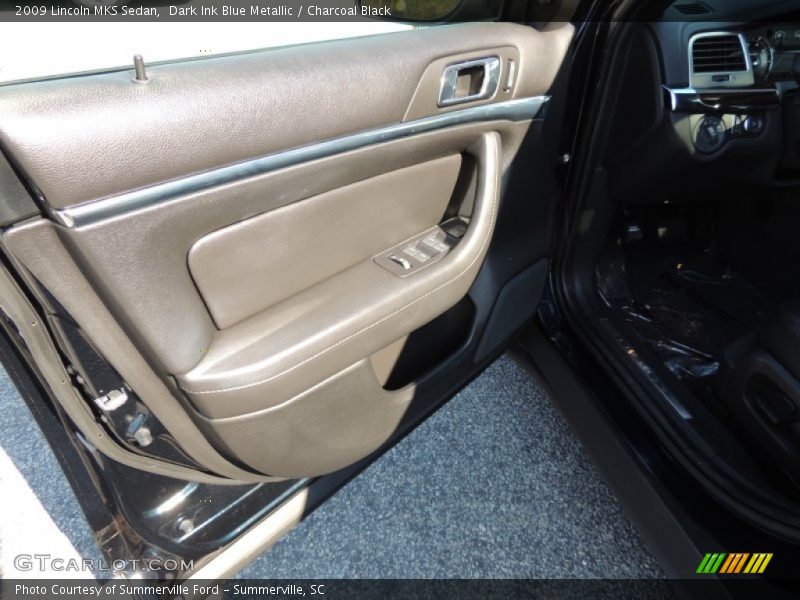 Dark Ink Blue Metallic / Charcoal Black 2009 Lincoln MKS Sedan