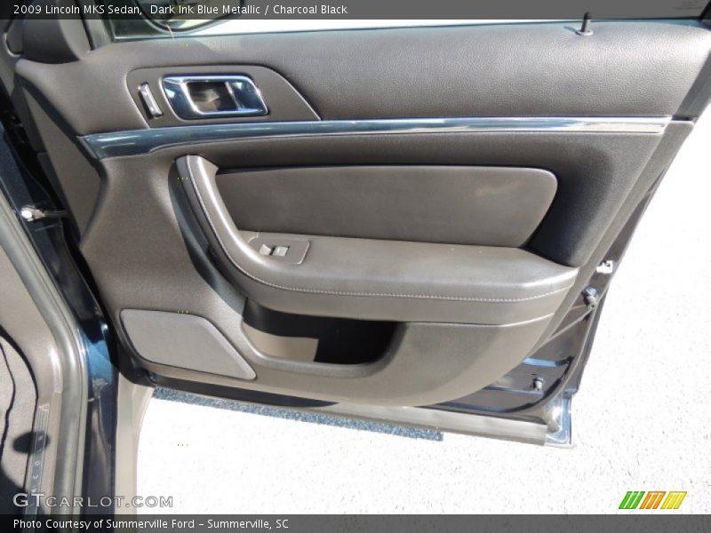 Dark Ink Blue Metallic / Charcoal Black 2009 Lincoln MKS Sedan