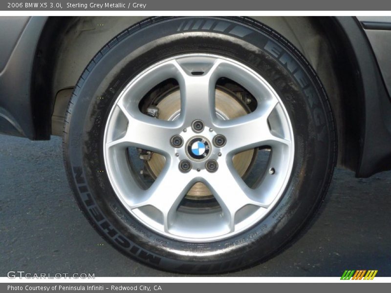 Sterling Grey Metallic / Grey 2006 BMW X5 3.0i