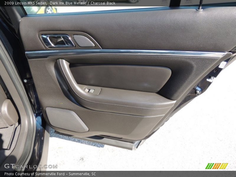 Dark Ink Blue Metallic / Charcoal Black 2009 Lincoln MKS Sedan
