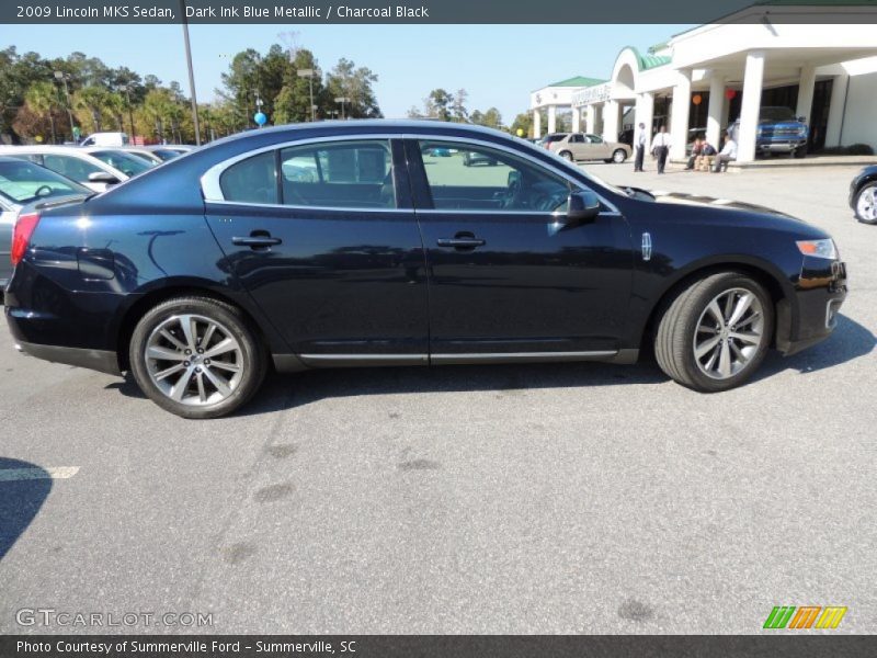 Dark Ink Blue Metallic / Charcoal Black 2009 Lincoln MKS Sedan