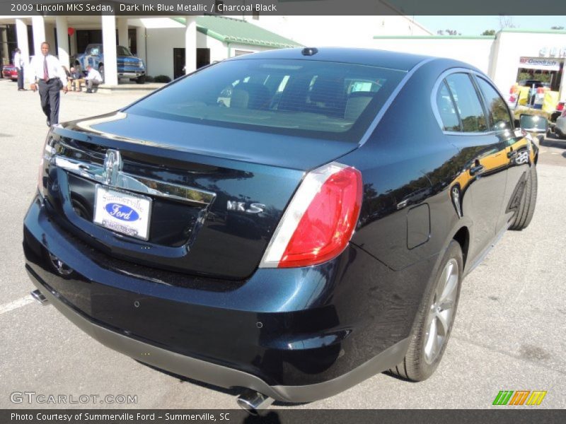 Dark Ink Blue Metallic / Charcoal Black 2009 Lincoln MKS Sedan