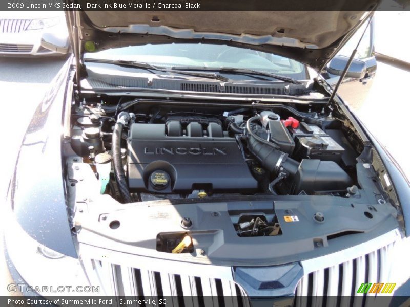 Dark Ink Blue Metallic / Charcoal Black 2009 Lincoln MKS Sedan