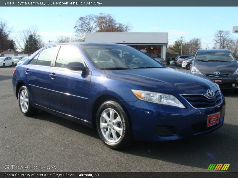 Blue Ribbon Metallic / Ash Gray 2010 Toyota Camry LE