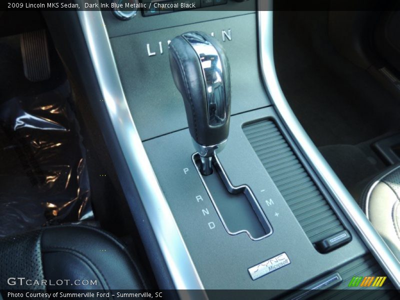 Dark Ink Blue Metallic / Charcoal Black 2009 Lincoln MKS Sedan