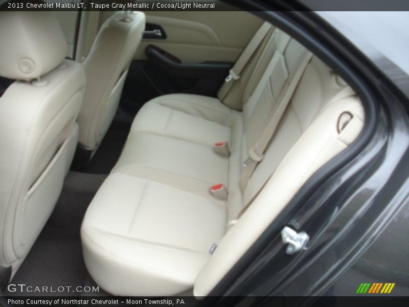 Taupe Gray Metallic / Cocoa/Light Neutral 2013 Chevrolet Malibu LT