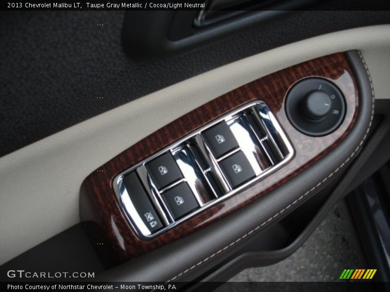 Taupe Gray Metallic / Cocoa/Light Neutral 2013 Chevrolet Malibu LT